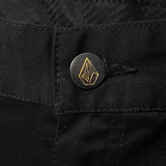 Volcom Black Straight-Leg Chino V Monty Pants sz 30 / 20 - Picture 5 of 11